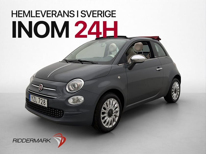 Bild 3 av Fiat 500C 1.2 8V Dualogic 69hk Lounge Bluetooth Farthållare
