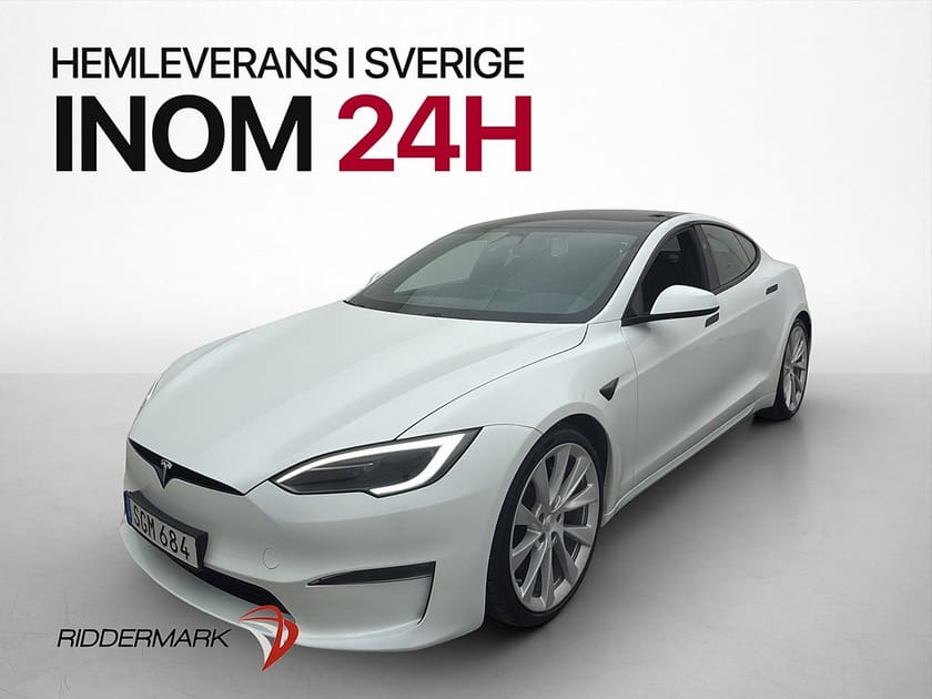 Bild 3 av Tesla Model S AWD Svensksåld Luftfjäd Pano Yoke-Ratt MOMS