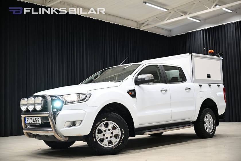 Bild 1 av Ford Ranger Dubbelhytt 2.2 TDCi 160HK Automat|Dubbelhytt|Kåpa|Släde|Leasbar