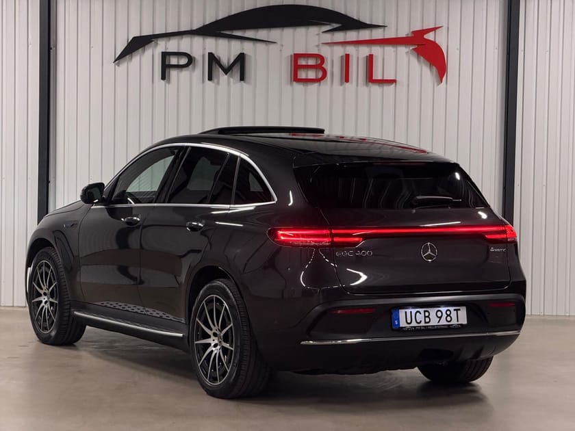 Bild 4 av Mercedes-Benz EQC 400 4MATIC AMG Line Taklucka Burmester Drag S&V-Hjul
