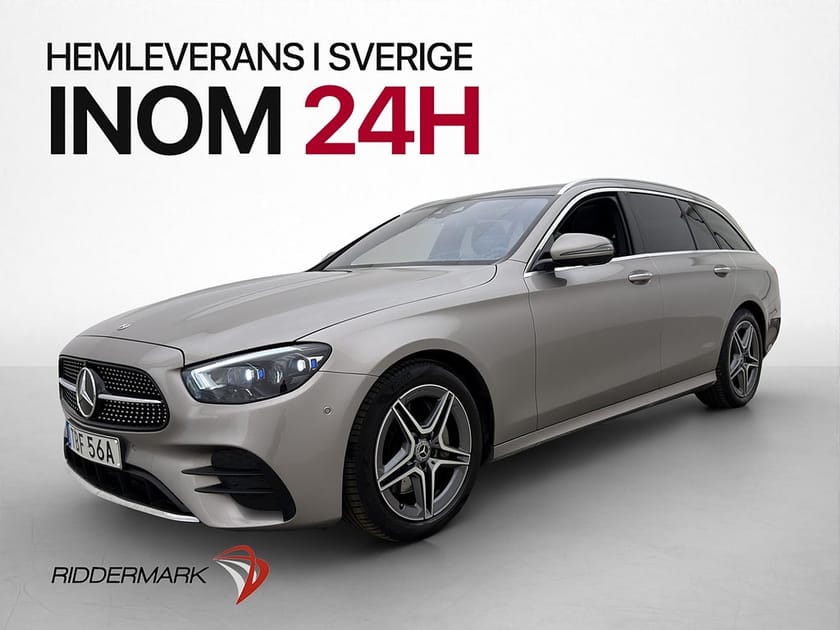 Bild 1 av Mercedes-Benz E 220 T d 4MATIC 4M AMG Pano Burm Wide Skinn Drag 360