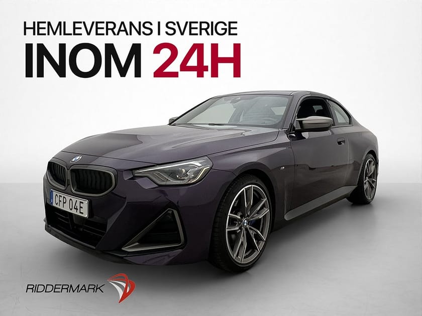 Bild 3 av BMW M240i xDrive Coupé 374hk HuD H/K Navi Kamera Skinn