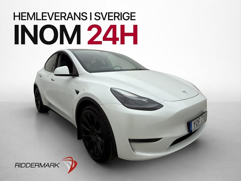 Bild 1 av Tesla Model Y Long Range AWD Pano Kamera Skinn Värmare AP