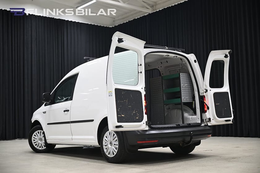 Bild 4 av Volkswagen Caddy Van 2.0 TDI 75HK Inredd|Drag|Värmare|EnÄgare|Lågmil|Leasbar