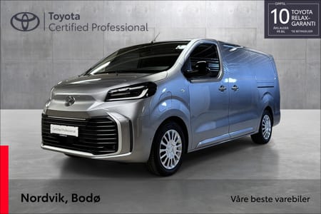 Toyota Proace Electric Long 75 Comfort L2 |SmartCargo|ACC|Rentekampanje 1.95%
