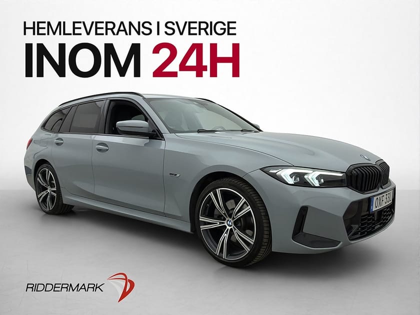 Bild 1 av BMW 330e xDrive Touring M Sport HiFi Navi Skinn Ambient Drag