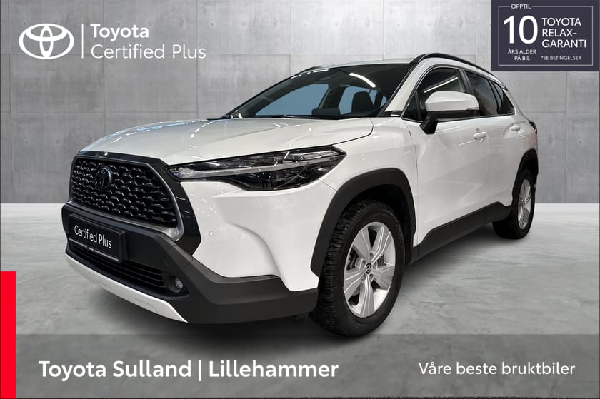 Bilde 1 av Toyota Corolla Cross Hybrid AWD-i ACTIVE TECH, PEARL WHITE, AWD, RENTEKAMPANJE