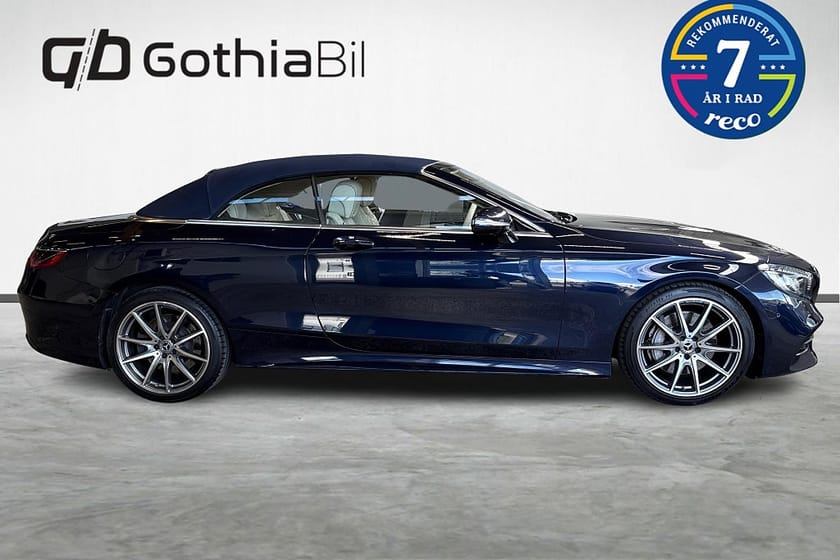 Bild 4 av Mercedes-Benz S 560 Cabriolet 9G-Tronic AMG Sport Nightvision Burm HUD