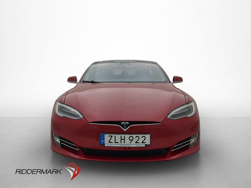 Bild 3 av Tesla Model S 75D AWD 333hk Pano Kamera Navi Skinn AP