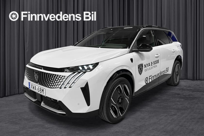Bild 1 av Peugeot E-5008 GT NYA 50mil *7-Sits/V-hjul/Dragkrok*