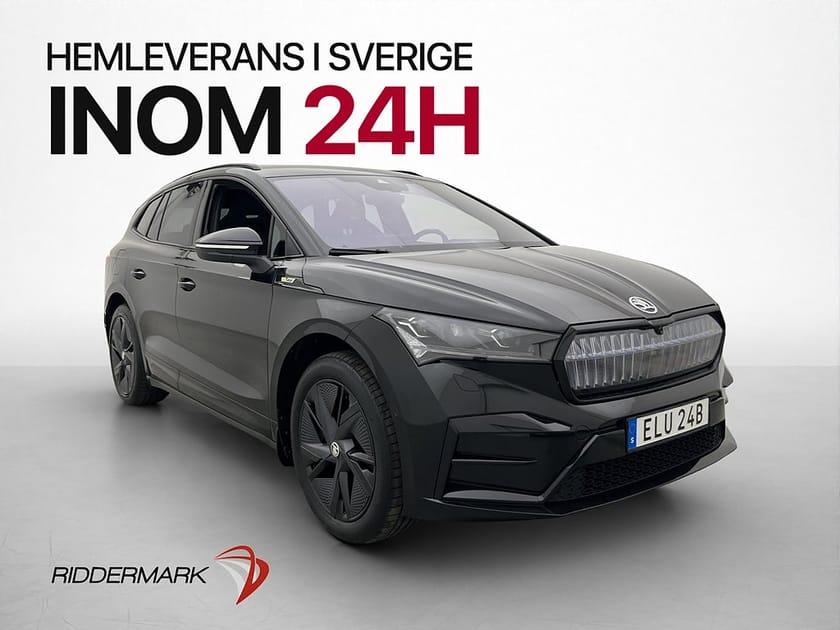 Bild 1 av Škoda Enyaq RS iV Skoda 299hk Drag 360° HUD Canton Crystal Face MOMS