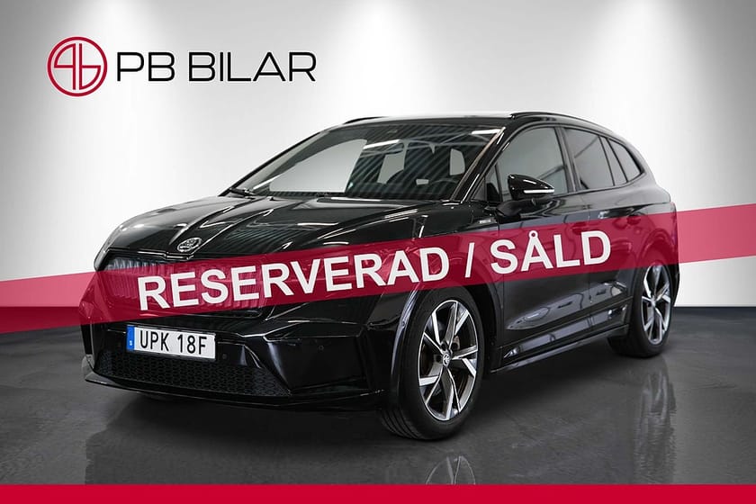 Bild 1 av Škoda Enyaq iV 80 Skoda Sportline 82kwh Pano B-kamera Navi Drag  PDC