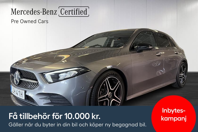 Bild 1 av Mercedes-Benz A 200 AMG/Burmester/Panelbelysning/Widescreen
