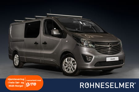 Opel Vivaro Varebil Biturbo|Innredning|Krok|R.Kam|Takrails|Keyless|DAB++