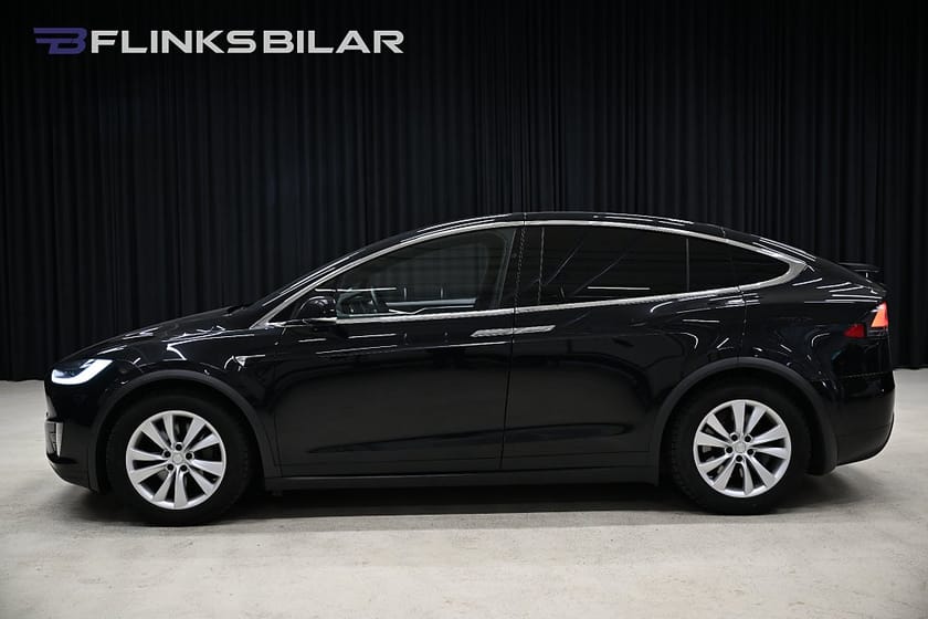 Bild 3 av Tesla Model X 100D 423hk | Skinn | Panorama | 6-Sits | Momsbil