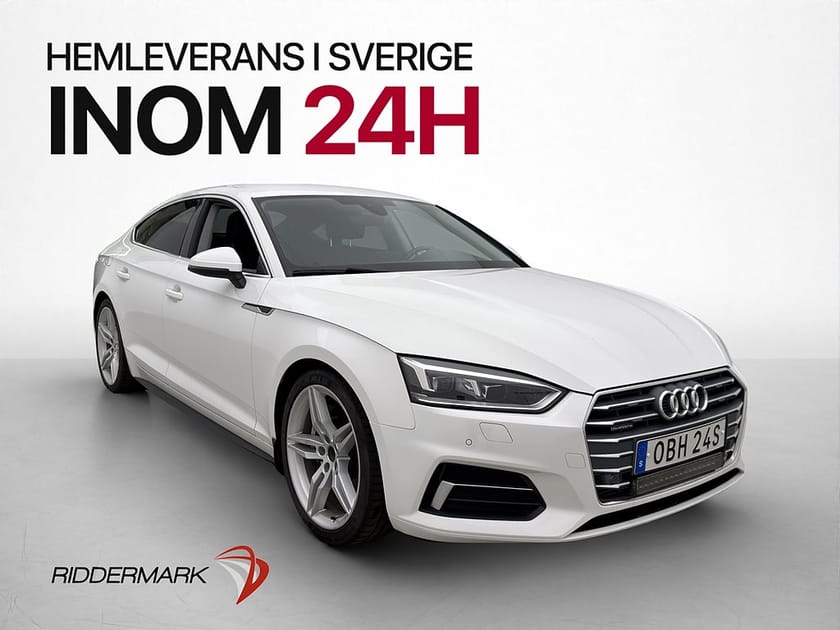 Bild 1 av Audi A5 Sportback 45 TFSI quattro MHEV Kamera P-Värmare Drag