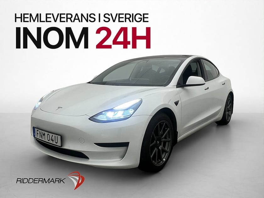 Bild 4 av Tesla Model 3 Standard Range Plus Dragkrok Pano Svensksåld