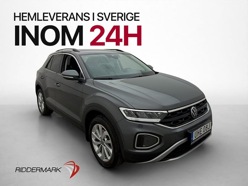 Bild 1 av Volkswagen T-Roc 1.5 TSI 150hk Base Drag Kamera P-sensorer