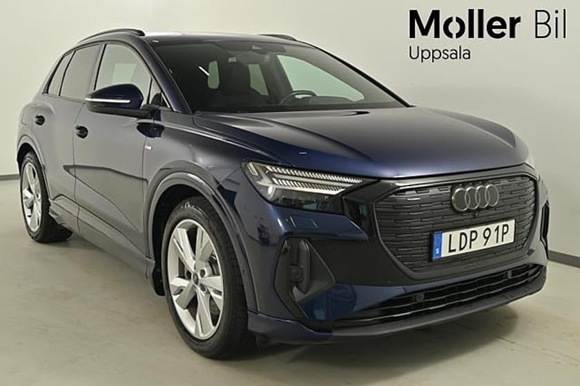 Bild 1 av Audi Q4 45 e-tron quattro q S line 265hk.Värmare,Matrix,Svart optik