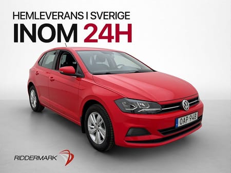 Volkswagen Polo 1.0 TSI 95hk Bluetooth Farthållare 0.46l/mil