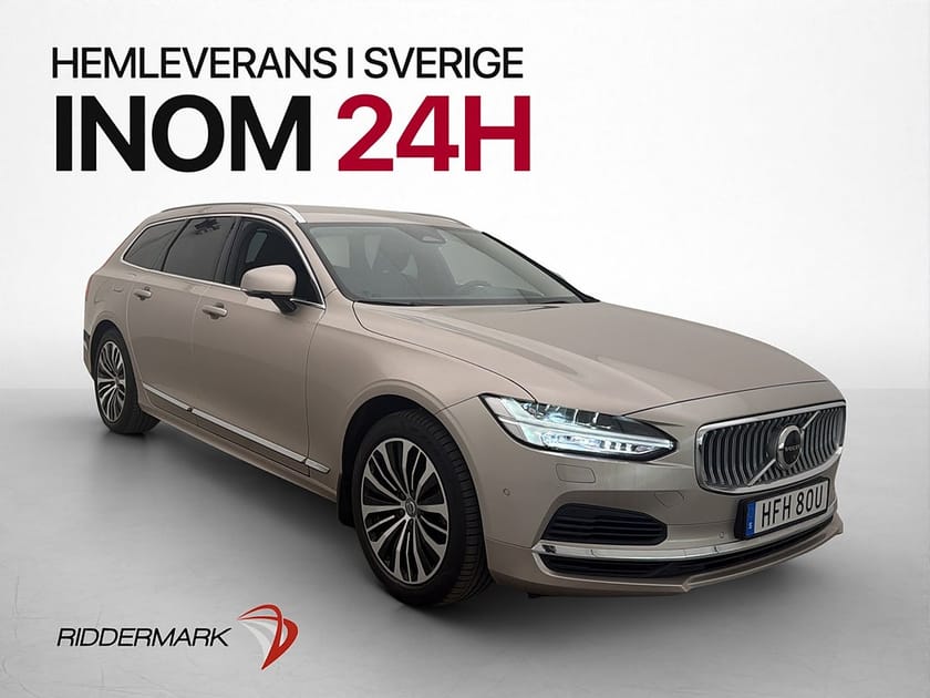Bild 1 av Volvo V90 Recharge T6 AWD Core Bright 360° CarPlay Värm Drag