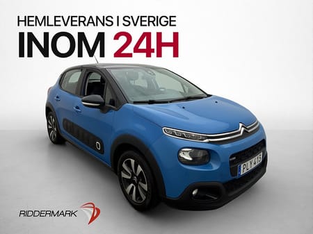 Citroën C3 1.2 82hk P-Sensorer CarPlay Farthållare