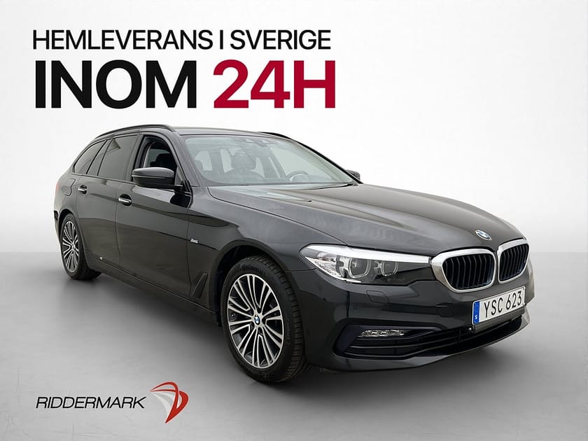 Bild 3 av BMW 520d xDrive Touring 520 190hk Sport Line Dragkrok Kamera Rattvärme