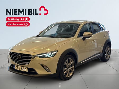 Mazda CX-3 1.5 AWD Kamera/BOSE-Ljud/MoK-Värm/Skinn/S&V/HuD/Navi