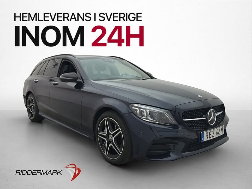 Bild 1 av Mercedes-Benz C 300 T e AMG Night Pano Burmester Luft Drag