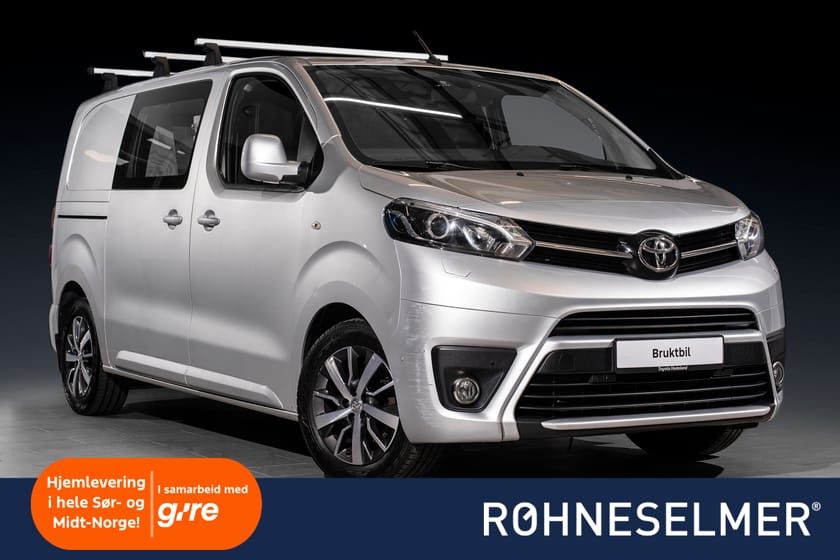 Bilde 1 av Toyota Proace 2.0 D-4D 122HK L1|Krok|Kamera|Innredning|Cruise|BT|DAB