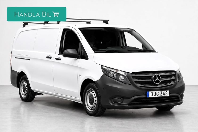 Bild 3 av Mercedes-Benz Vito 110 CDI 2.8t L2 D-värm B-kam Inredd Navi Moms Dragkrok