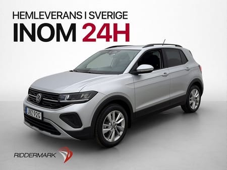 Volkswagen T-Cross 1.0 TSI 95hk Life Kamera Cockpit CarPlay