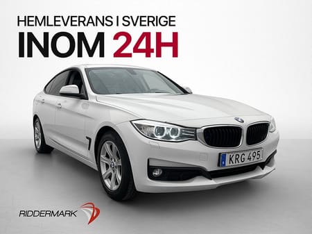 BMW 318d GT 318 Gran Turismo 143hk Dragkrok Sensorer Farthållare
