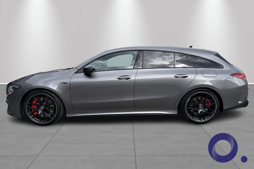 Bilde 2 av Mercedes-Benz AMG CLA 45 S 4MATIC+ Shooting Brake Performance|Premium pakke plus|Råskinn med lav km