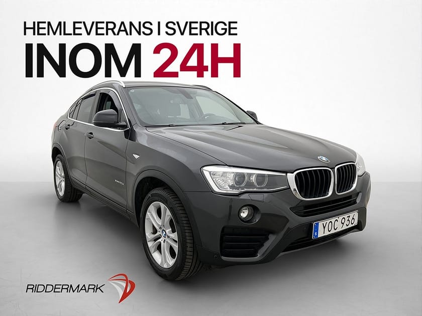 Bild 1 av BMW X4 xDrive20d xDrive 20d 190hk Värmare Kamera Drag HiFi