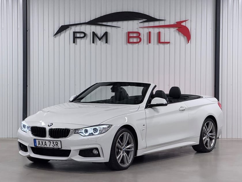 Bild 1 av BMW 440i xDrive Convertible Cabriolet M-Sport Keyless Navi HUD HIFI 326hk