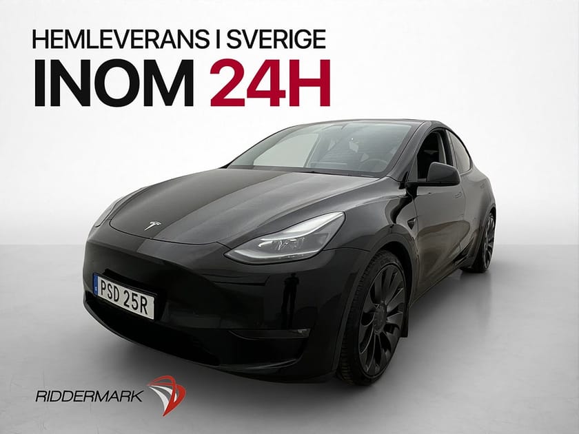 Bild 4 av Tesla Model Y Performance AWD Dragkrok Svensksåld Panorama