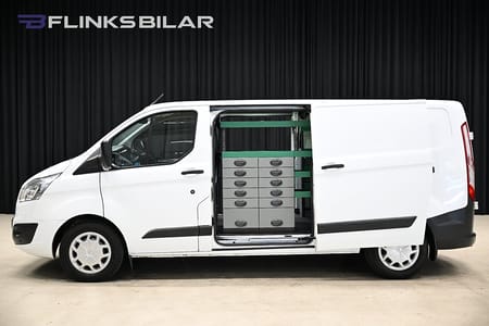 Ford Transit Custom 340 130HK L2 Servicebil|Dubbeldörr|Inredd|Kambytt