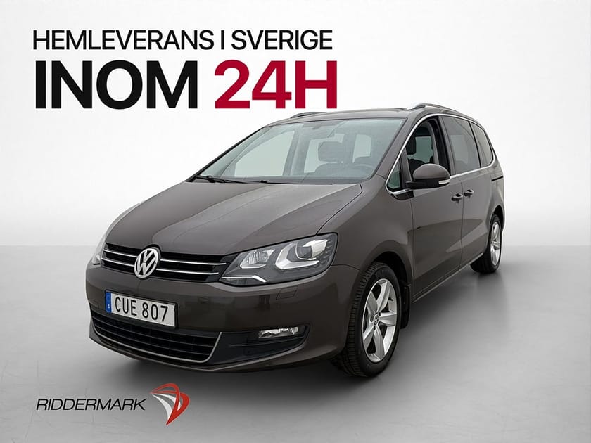 Bild 1 av Volkswagen Sharan 2.0 TDI 4M 7-Sits Värmare Pano Drag Kamera