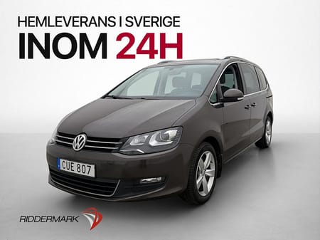 Volkswagen Sharan 2.0 TDI 4M 7-Sits Värmare Pano Drag Kamera