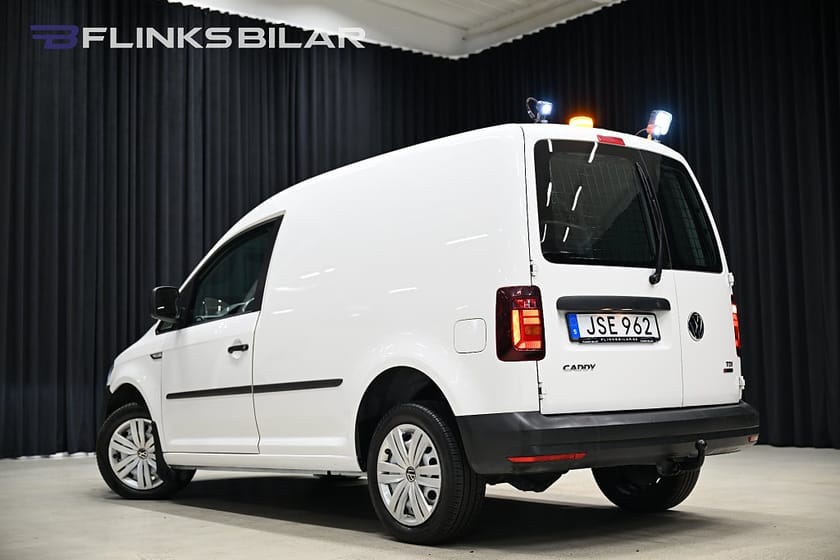 Bild 4 av Volkswagen Caddy Van 4Motion 122HK Inredd|Dubbelgolv|Drag|Värmare|Leasbar