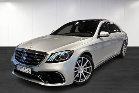 Mercedes-Benz AMG S 63 4MATIC+ L 4M LÅNG 612 hk | Exklusivpaket | Burmester | 360 | Pano | HUD | Minnespaket |