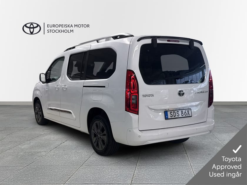 Bild 3 av Toyota ProAce City Verso 1.2 T AUT ACTIVE PLUS 7-SITS V-HJUL