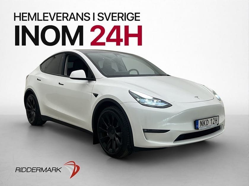 Bild 1 av Tesla Model Y Long Range AWD Autopilot Dragkrok Svensksåld