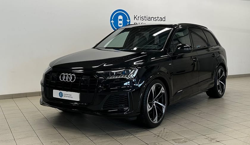 Bild 2 av Audi Q7 50 TDI quattro 7-Sits Aut S-Line, HD Matrix