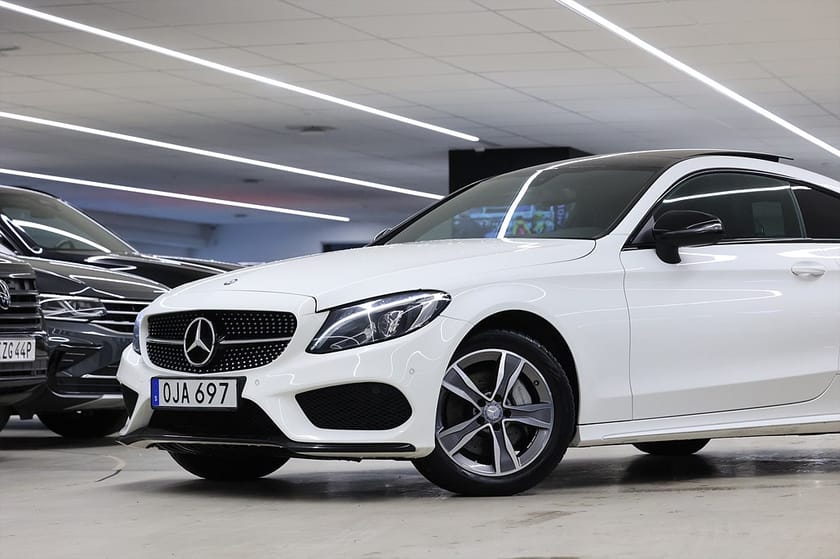 Bild 4 av Mercedes-Benz C 220 d Coupé 4MATIC 220d 4M 170hk Night Pkt Pano