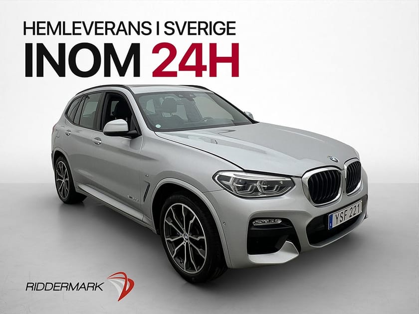 Bild 1 av BMW X3 xDrive20d Innovation M-Sport H/K HuD Pano 360° Drag