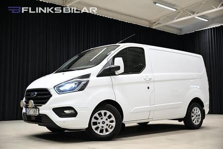 Ford Transit Custom 280 130HK Automat|Nedlackad|LED|Drag|Värmare|Nykamre