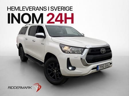 Toyota Hilux Dubbelhytt Hero 2.4 AWD M/K-Värmare Drag Diff Kåpa Moms