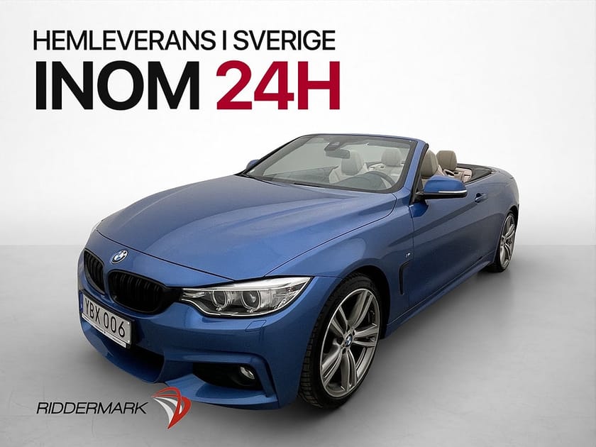Bild 3 av BMW 428i Convertible 428 245hk M Sport Navi Skinn Bluetooth